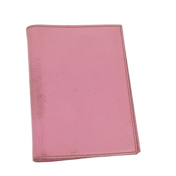 HERMES Agenda PM Day Planner Cover Epsom Leather Pink Auth 87806 - Picture 1 of 14